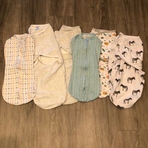 6 swaddles / sleep sacks baby boy baby girl